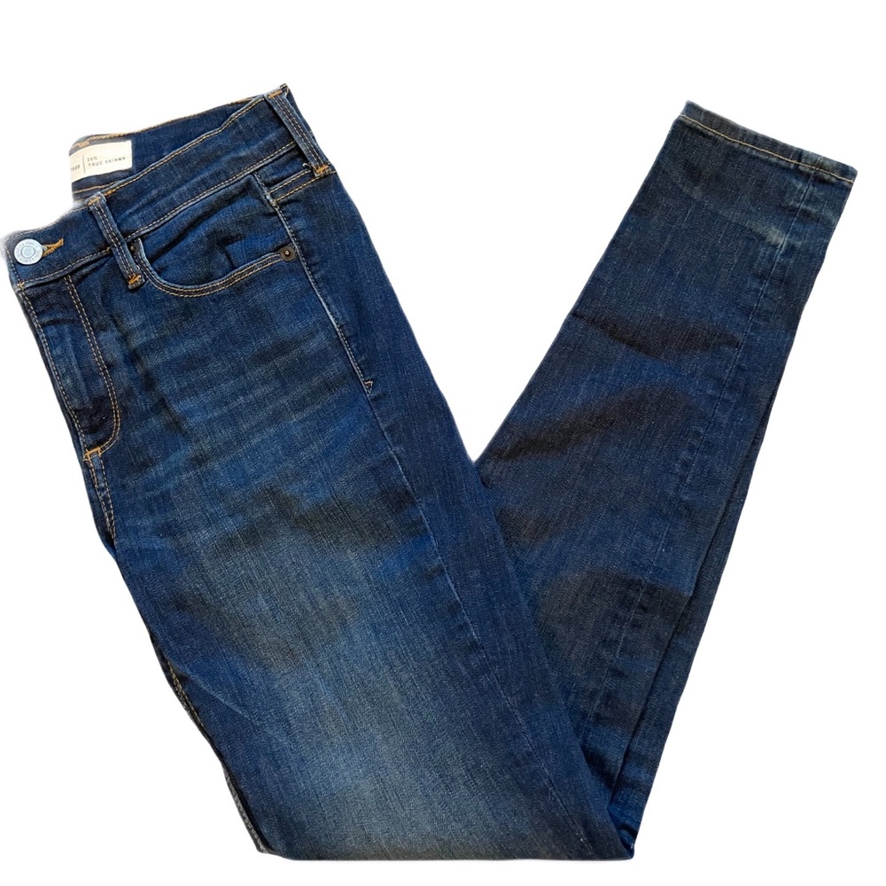 ❤️ GAP TRUE SKINNY JEANS DARK WASH SIZE 26